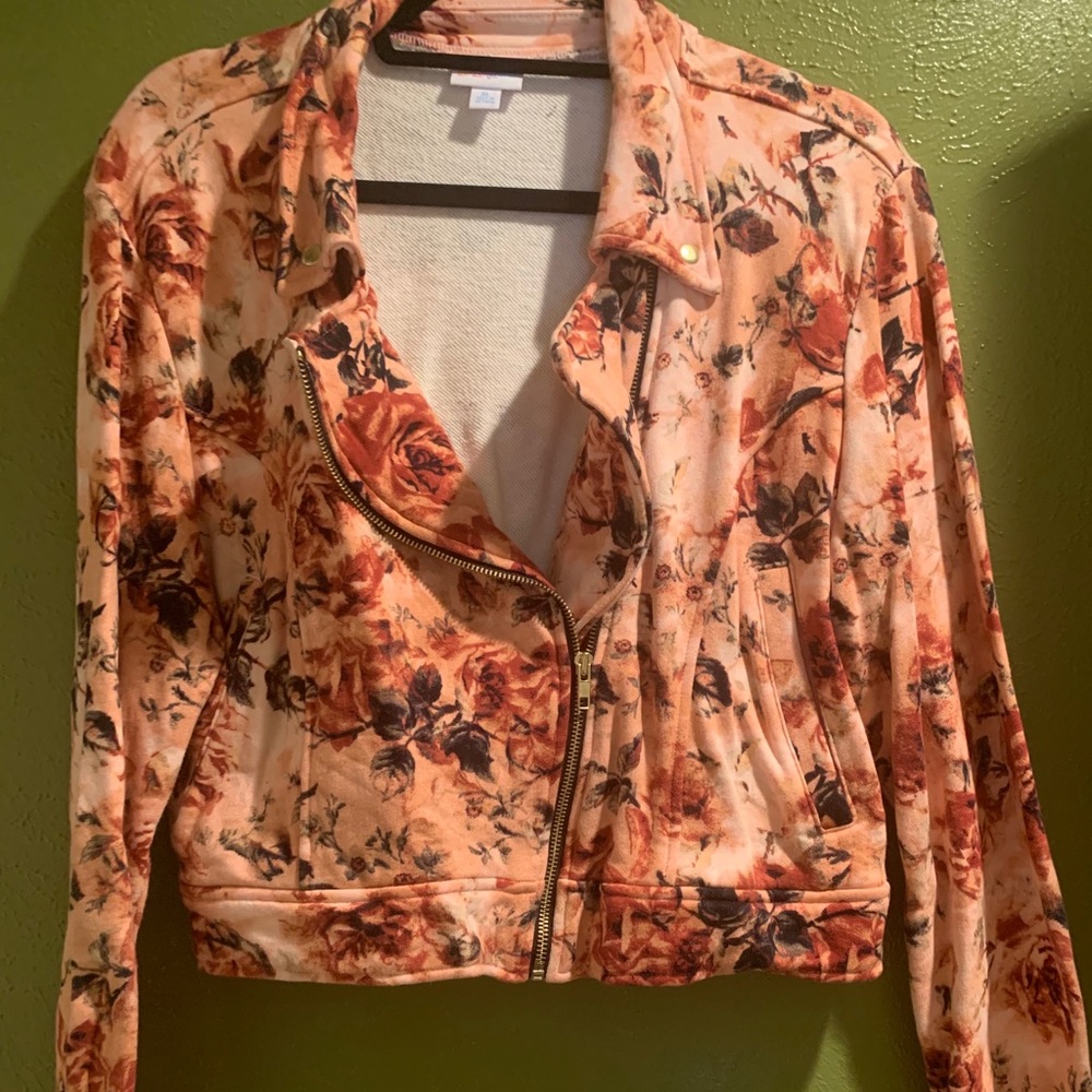 LuLaRoe XL Floral Presley Jacket